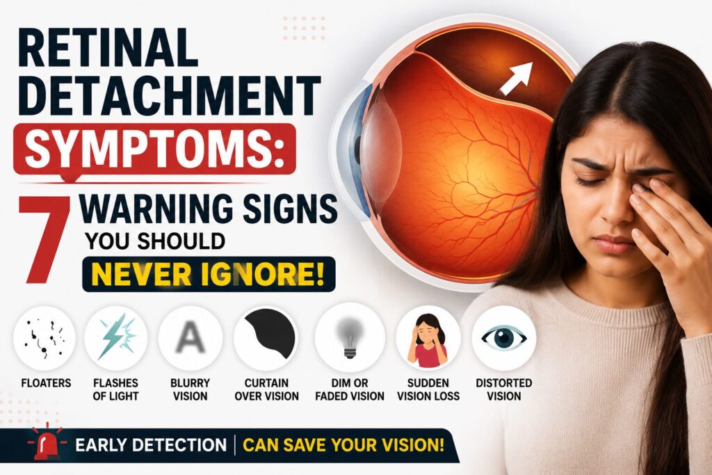 Retina detachment symptoms
